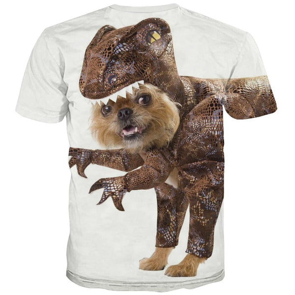 
dog t shirt Casual Puppy Cute animal Cool men big Smart dogs outfits
                
