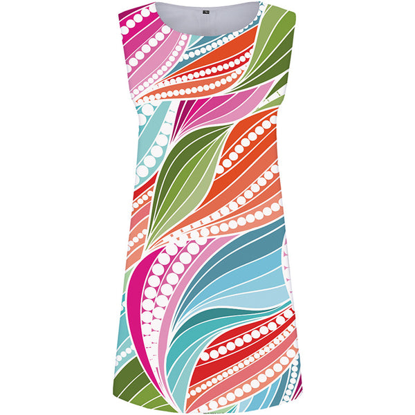 Corn Dress Women Leaf Short Fruit Sundress Colorful Korean Style Womens Clothing Casual