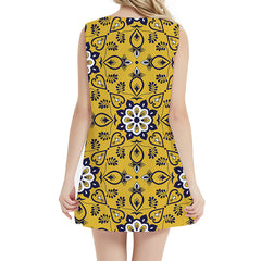 Flower Dress Women Psychedelic Vestido Sexy Geometric Ladies Dresses Vintage Office Harajuku 3d Print Womens Clothing Casual