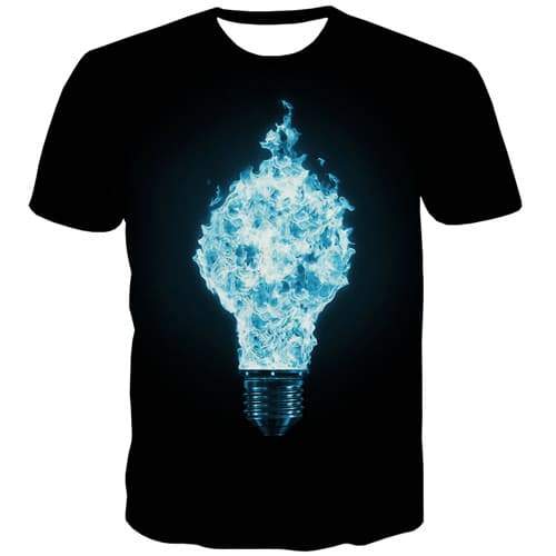 
Fire T-shirt Men Psychedelic Shirt Print Flame T-shirts 3d Punk Tshirts Cool Gothic Tshirt Printed Short Sleeve Fashion Men Tee - KYKU
                