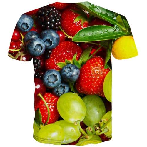 
Strawberry T-shirt Men Fruit Tshirts Novelty Leaf T-shirts 3d Harajuku T-shirts Graphic Short Sleeve summer Men/women Tee Top - KYKU
                