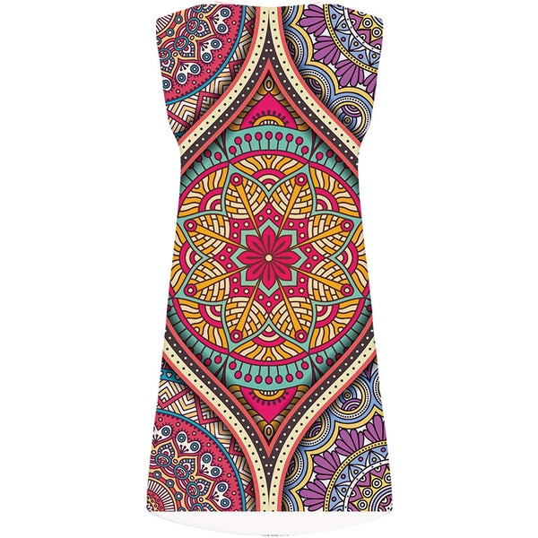 
Flower Dress Women Graphics Beach Colorful Boho Geometric 3d Print Womens Clothing Vintage
                