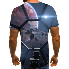 Airship shirt air ship clothing flying ship Casual art costume men