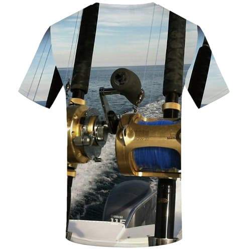 
Fish T shirts Men Fisherman Shirt Print Fishinger Tshirt Printed Tracksuits Tshirts Casual Metal T shirts Funny Short Sleeve - KYKU
                