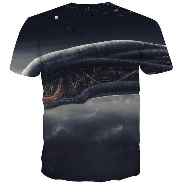 
Airship t shirt 3D tshirt air ship men art costume Casual flying ship
                
