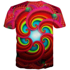 abstract tshirt Funny 3D t shirt personality Casual men art costume fun geometric colorful art