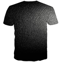Black asphalt texture tshirts Casual special texture different men Casual art costume
