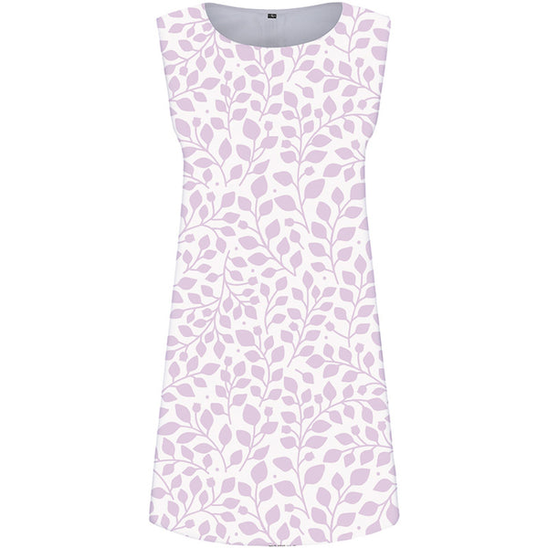 Flower Dress Women Leaf Boho Harajuku 3d Print Purple Party Womens Clothing Elegant