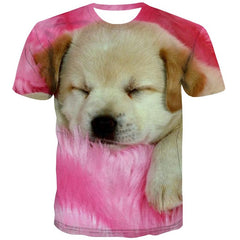 Golden Retriever dog shirts Casual Puppy Cute Pets art costume Cool big Smart dogs man