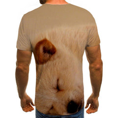 dog t shirts Puppy Cute animal top tee art costume big Smart dogs Cool men's